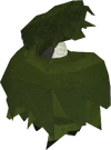 A penguin in a bush.