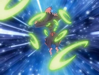 EP562 Mismagius usando hoja mágica