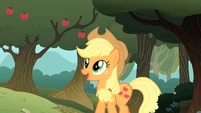 Applejack looking happy S01E18