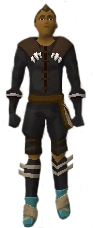 Sorcerer's boots equipped