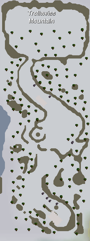 Trollweiss mountain map