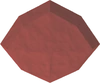Uncut ruby detail