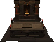 Warped prayer altar