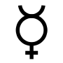 Simbolo astronomico de mercurio