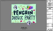 Modelsheet penguindanceparty card