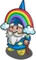 Rainbow Gnome-icon