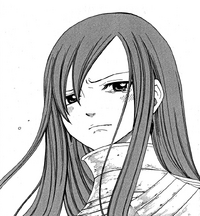 Erza cries