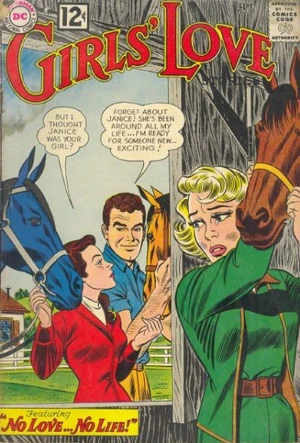 Cover for Girls' Love Stories #89