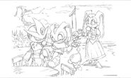 Sonic generations 3ds art Vanilla Cream Gemerl