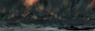 Northern Coast Aurora Panorama