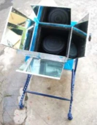 Suspended Box Solar Oven with pot, 12-11