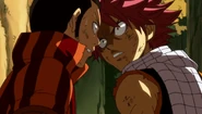 Natsu confronts Mest
