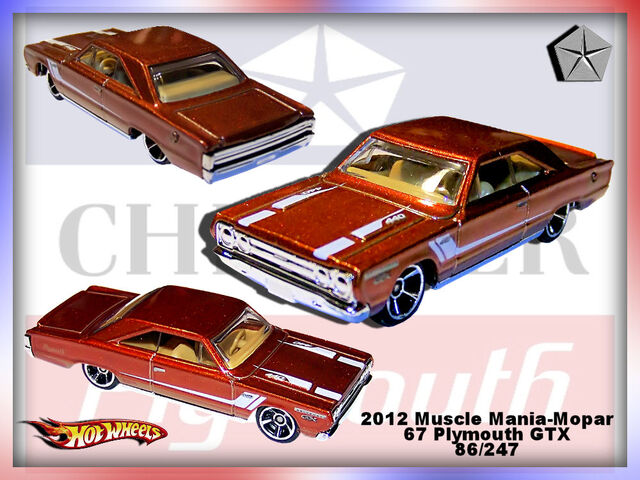Featured on'67 Plymouth GTX List of 2012 Hot Wheels UserSFXMan45