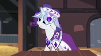 Rarity put crown wrong way S2E11