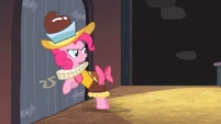 Chancellor Puddinghead leaving the summit S2E11