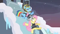Private Pansy slipping on ice S2E11