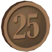 Pre-Alpha Bronze Coin ''25''