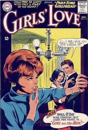 Cover for Girls' Love Stories #115