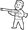 Double-barrel shotgun icon