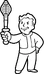 Shock baton icon