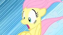 Fluttershy sliding on clouds S1E23