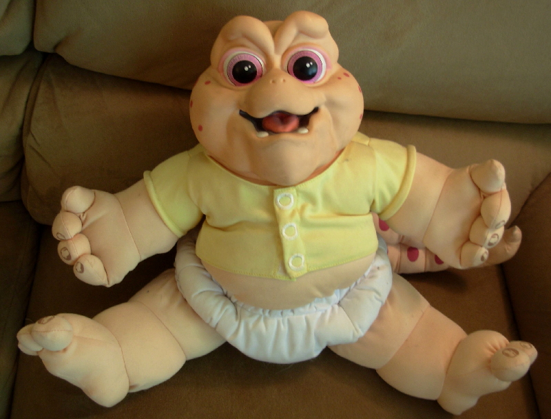 baby sinclair stuffed animal