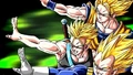 Goku Vegeta Future Trunks opening Another Road