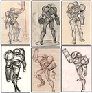 Samus gestures standing