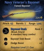 Navy Veteran's Bayonet