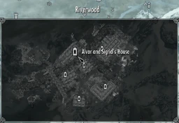 Riverwood alvor and sigrids house map