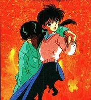 Keiko saving Yusuke