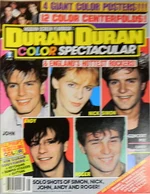 1 Duran Duran Color Spectacular Magazine 1985 rare
