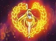 Sailor Venus con su simbolo