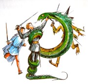Snake lady of the green kirtle