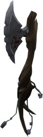 Infested axe neem