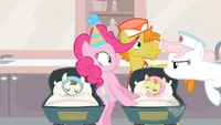 Nurse Redheart mad at Pinkie S2E13