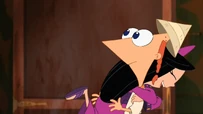 Princess Isabella hugging Phineas