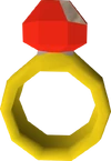 Ruby ring detail
