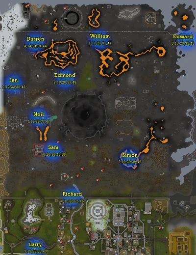 Wilderness team cape map