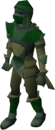 Green lunar equipped