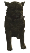 Ray Gun Lion Statue WaW
