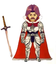 Concept artwork of the King of Baron as seen in flashbacks. Image from the developer's blog for the DS version.