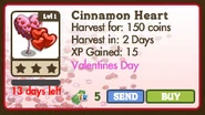 Cinnamon Heart Tree Market Info