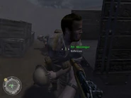 MacGregor without helmet COD2 raid