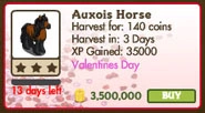 Auxois Horse Market Info
