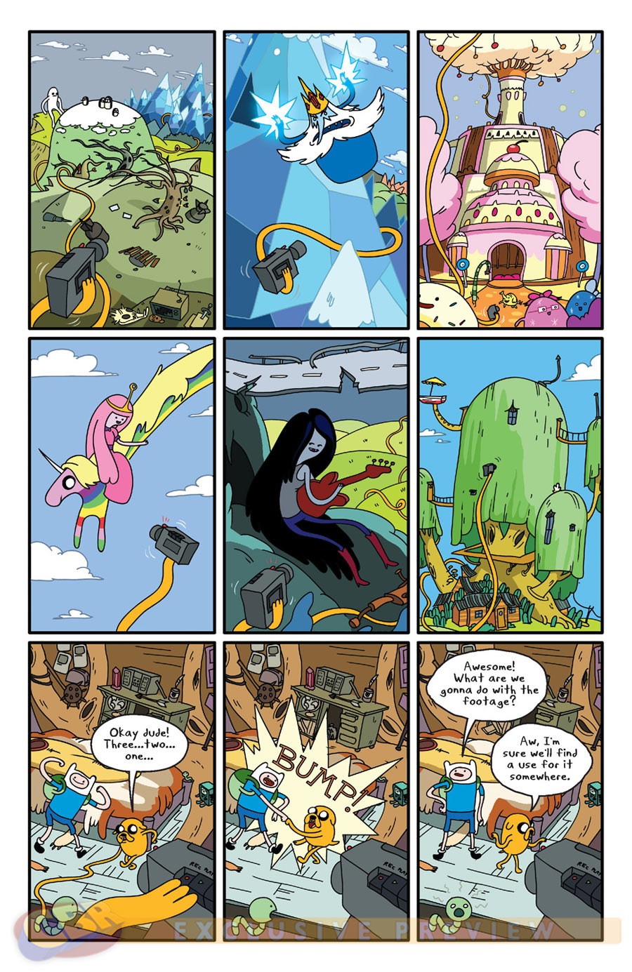 According to the comics, this is how the Adventure Time theme was created.  : r/adventuretime