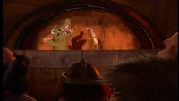 Fang does little puppet shows small