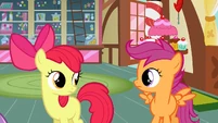 Scootaloo & Apple Bloom she serious S2E17
