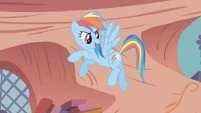 Rainbow Dash continues talking to the main 6 S1E07