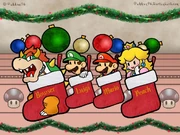 Super-Mario-Characters-In-Christmas-Socks-Wallpaper2-1024x768
